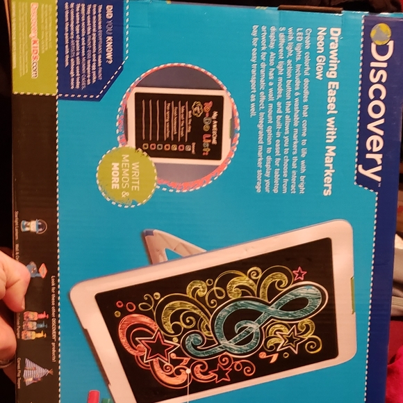 Discovery Toys Discovery Drawing Easel With Neon Markers Poshmark
